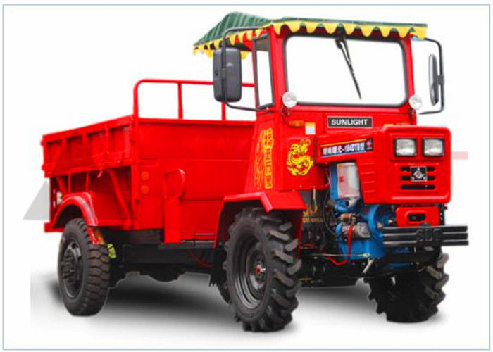 Mini scaricatore articolato 18HP del trattore per agricoltura nella piantagione della palma da olio un carico utile da 1 tonnellata fornitore