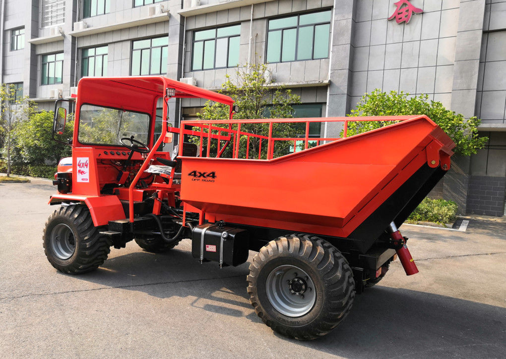 Colore rosso direzione idraulica completa articolata di 4 una mini telai del trattore agricolo di tonnellata fornitore